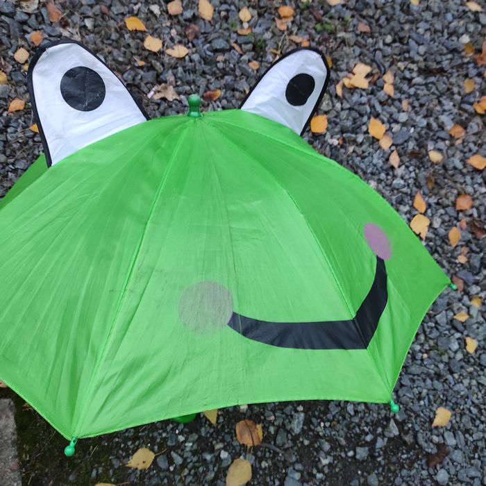 Parasolka żabka z gwizdkiem