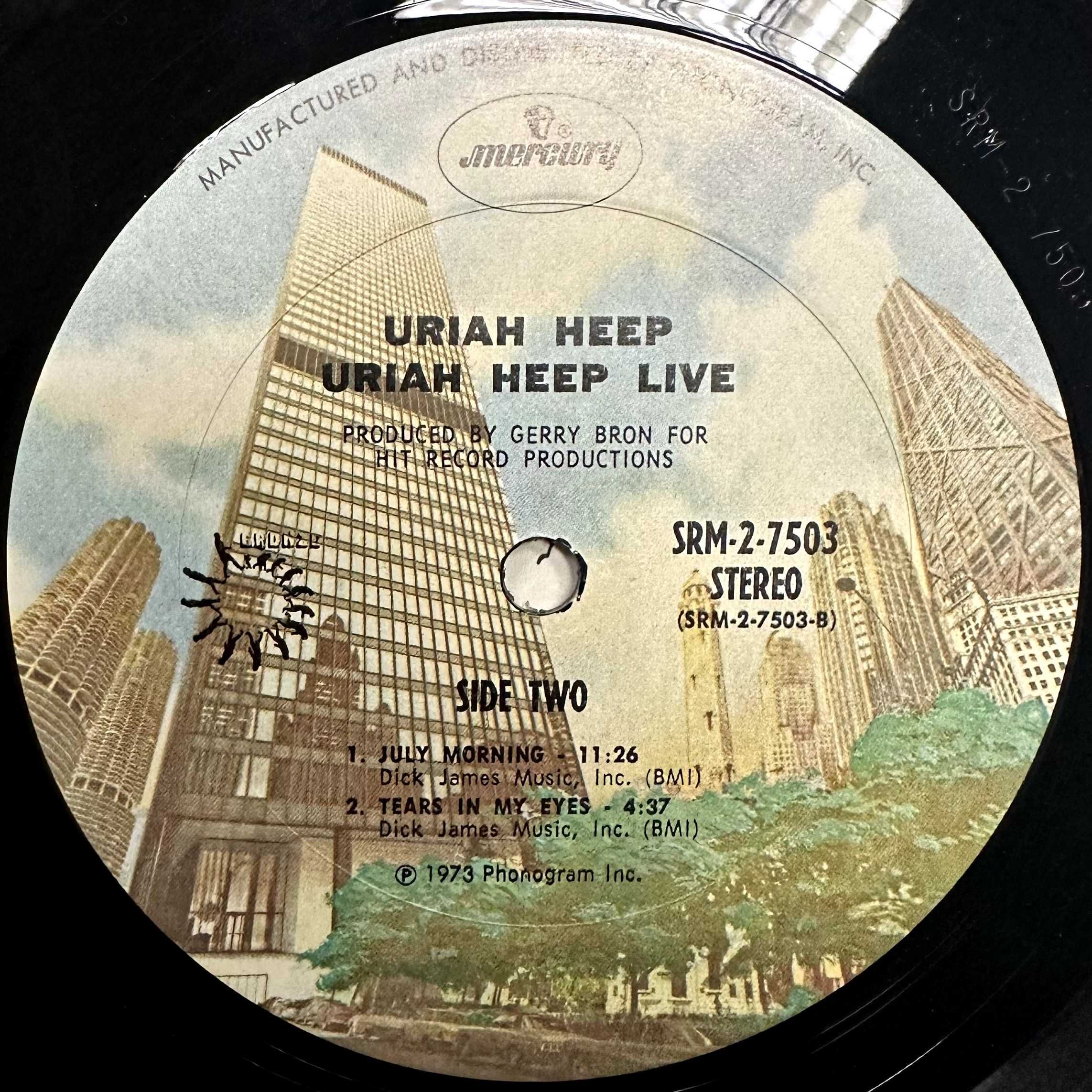 Uriah Heep Live (Vinyl, 1973, US)