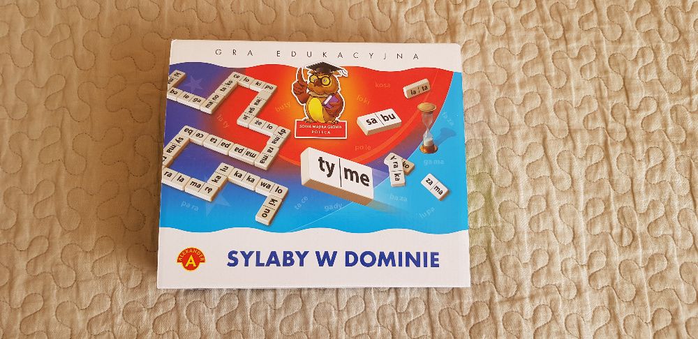 Alexander, Sowa Mądra Głowa, Sylaby w dominie, gra edukacyjna