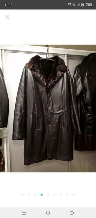 50-56.Куртки дублёнки мужские натуральная кожа