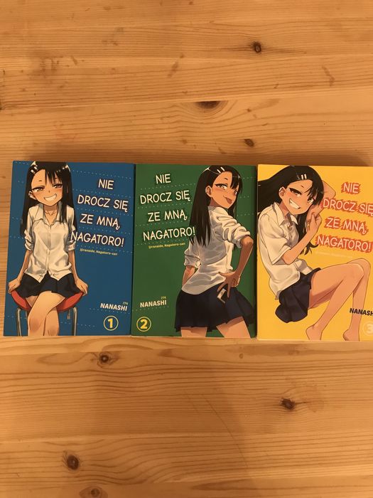 Manga „Nie drocz się ze mną, Nagatoro” 1,2,3 tom.