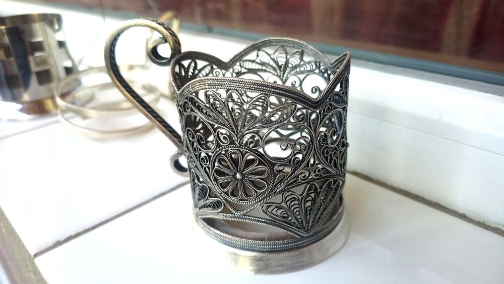 Подстаканник мельхиор ювелир