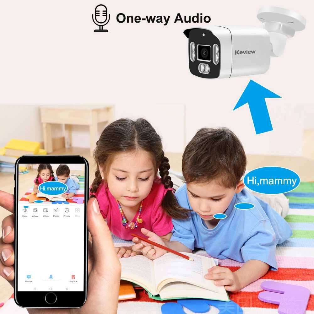 Камера KEVIEW  4МР IP -камера POE 48V 2.8 mm. Onvif