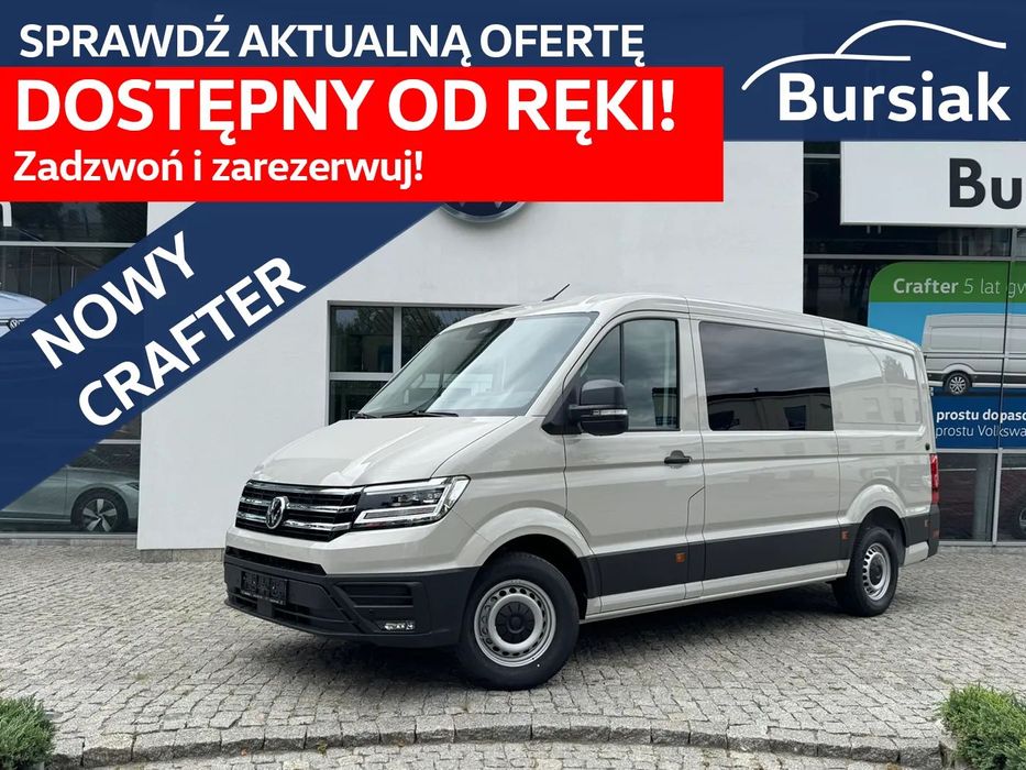 Volkswagen Crafter Niski Dach Brygadowy  Niski • Brygadówka 7-osób • 4Motion • Rocznik 2025 (954432)