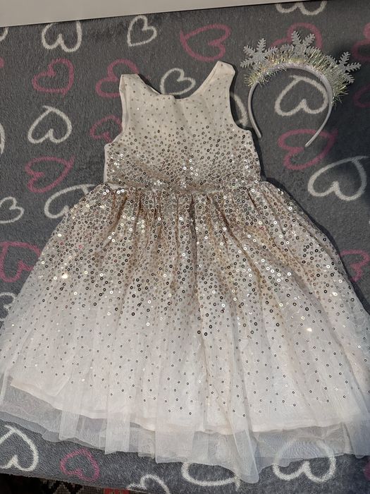 Сукня Hm і обруч сніжинки