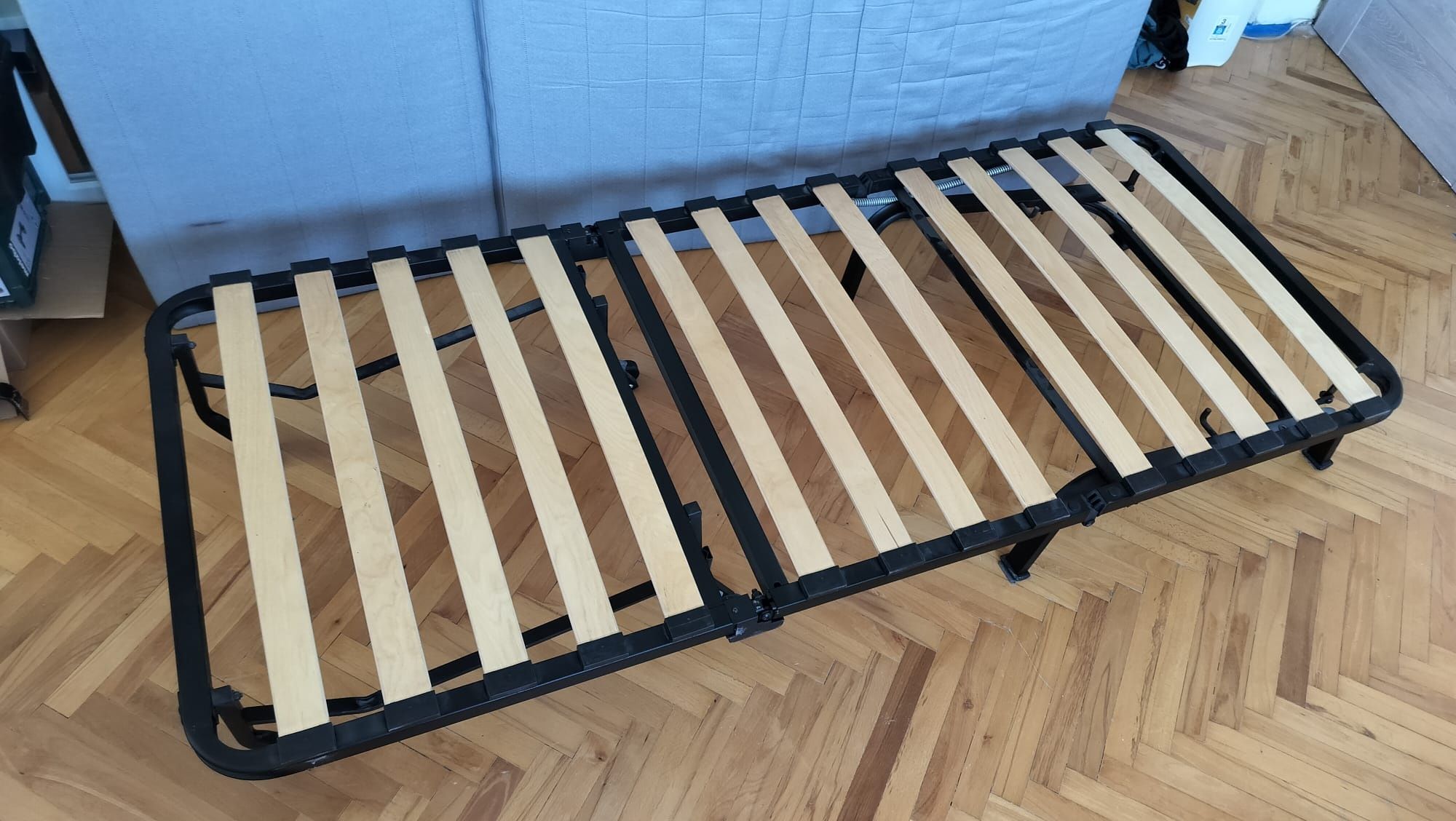 Fotel rozkładany do spania Ikea (stelaż+materac)