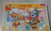 Puzzle trefl 100, Tom i Jerry - Pyszne Śniadanko