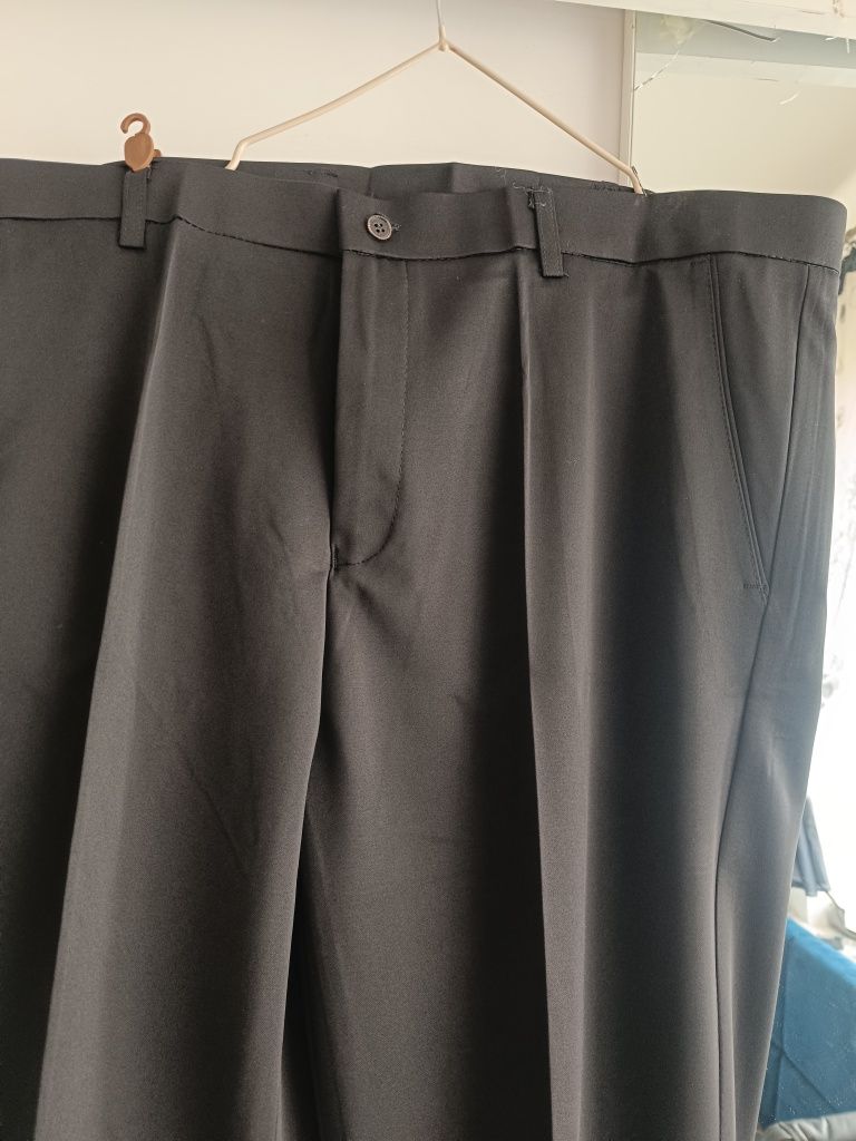 Spodnie męskie eleganckie garniturowe