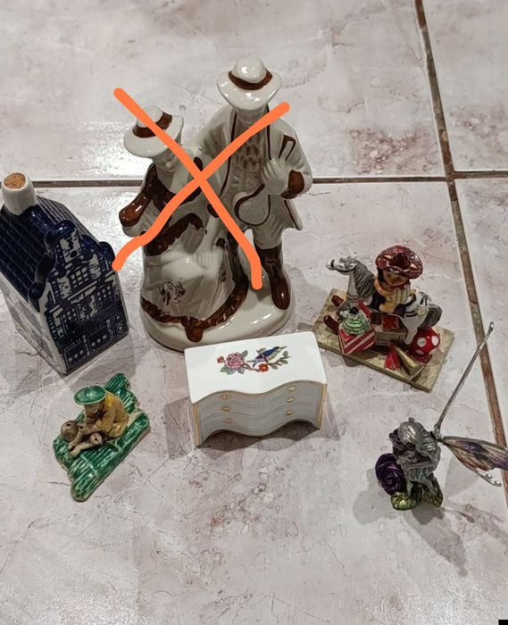 Одним лотом вінтажні статуєтки Leonardo, AYNSLEY MINIATURE