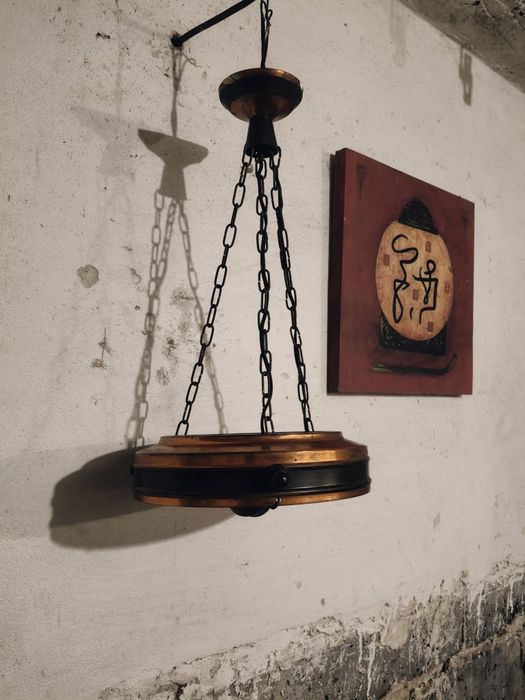 Lampa wisząca retro vintage