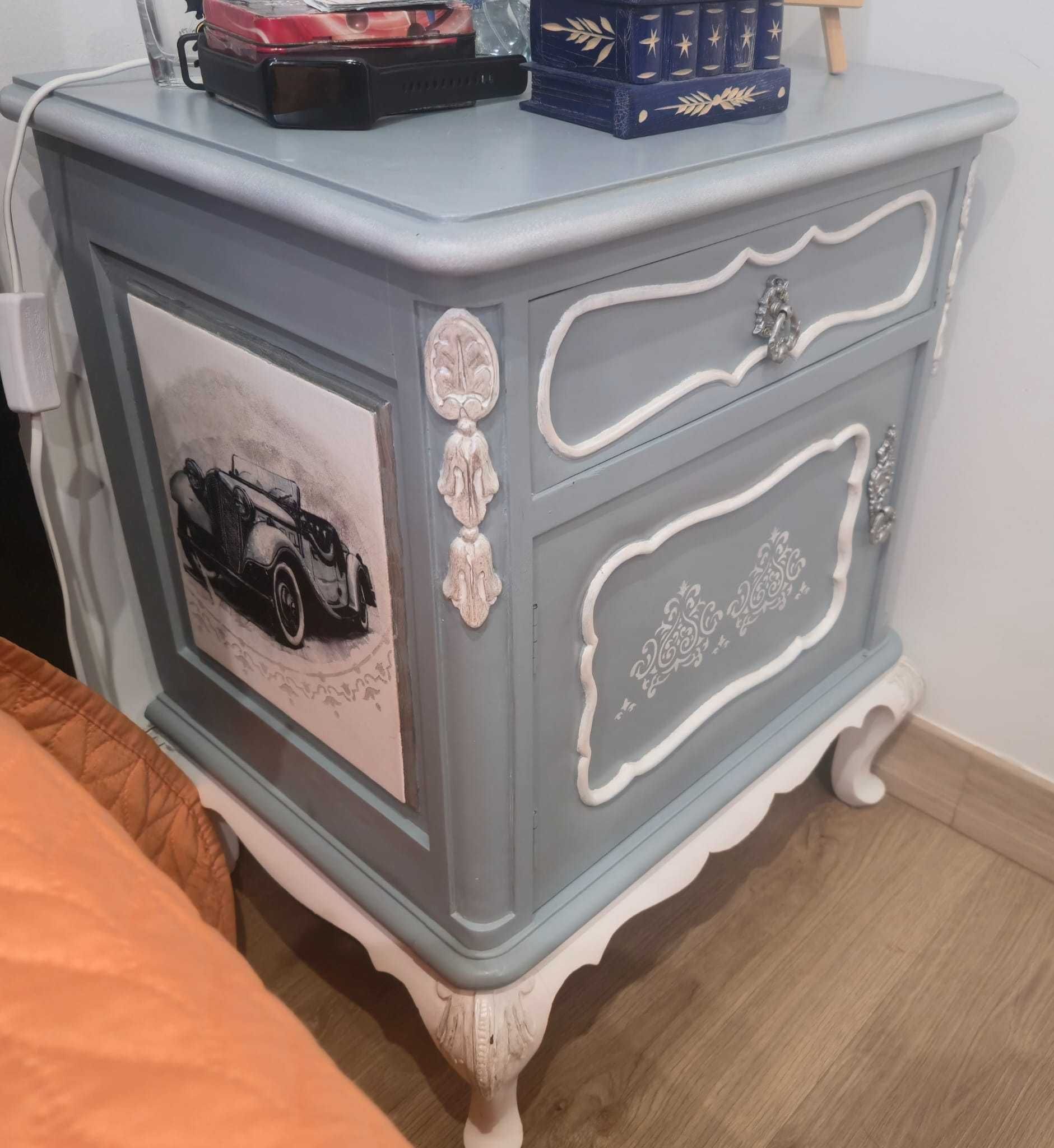 Comoda/camiseiro + mesa de cabeceira vintage