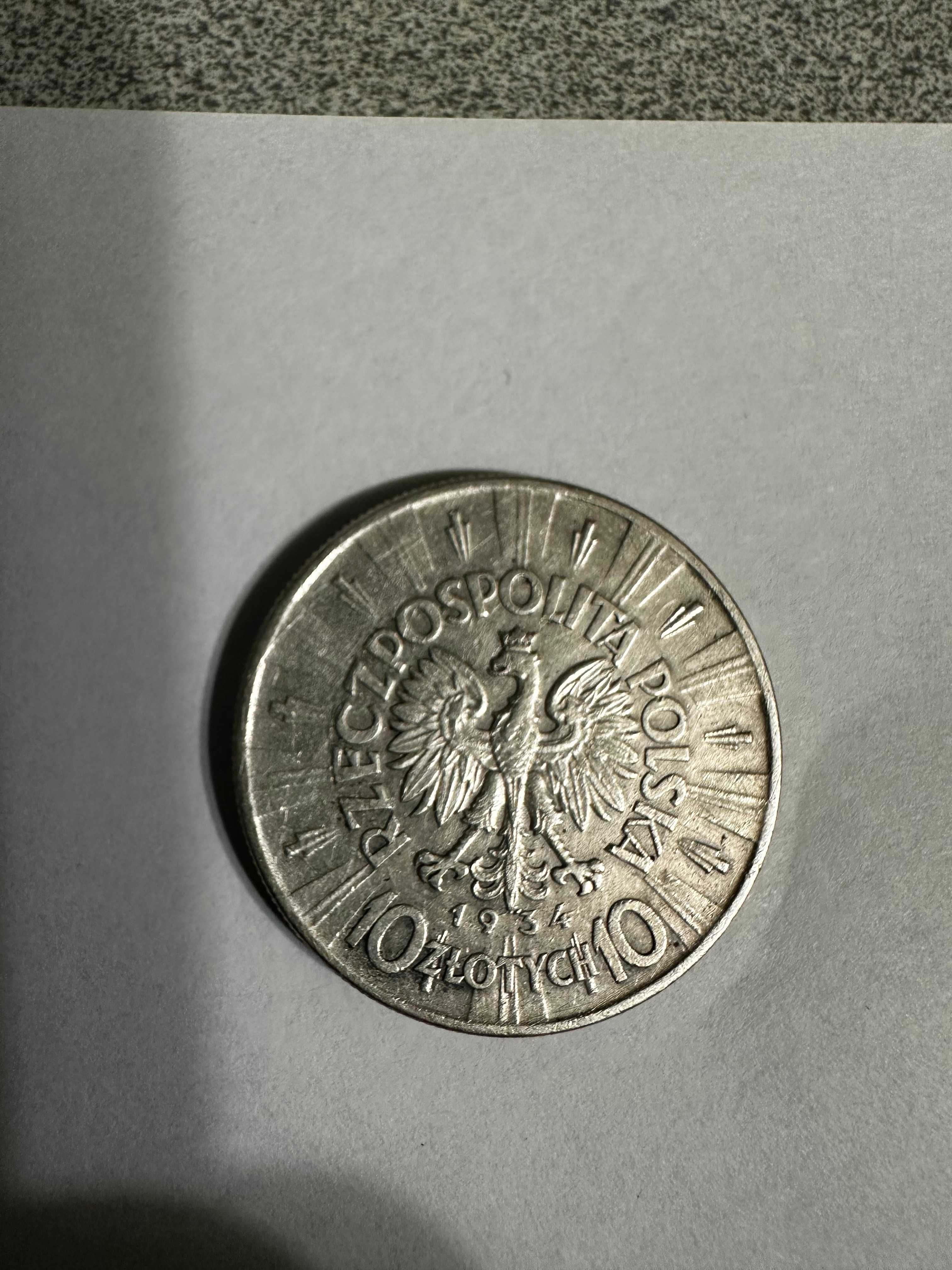 10 zł z 1934 r Piłsudski