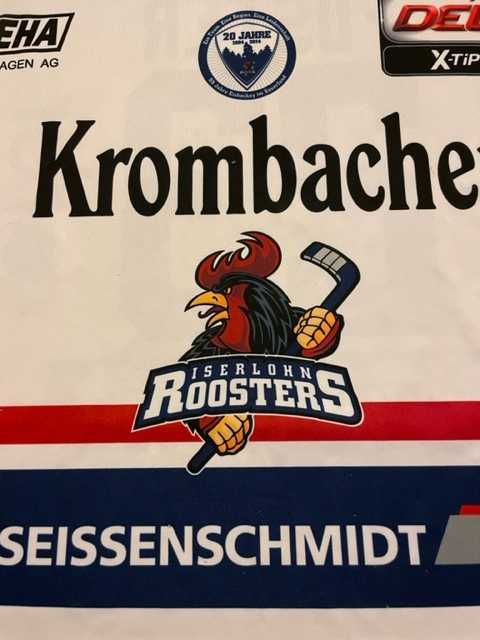 Koszulka hokejowa Iserlohn Roosters #23 Foster Metzen rozmiar 54 - XL