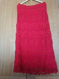 Oryginalna czerwona spódnica Alba Moda roz. L