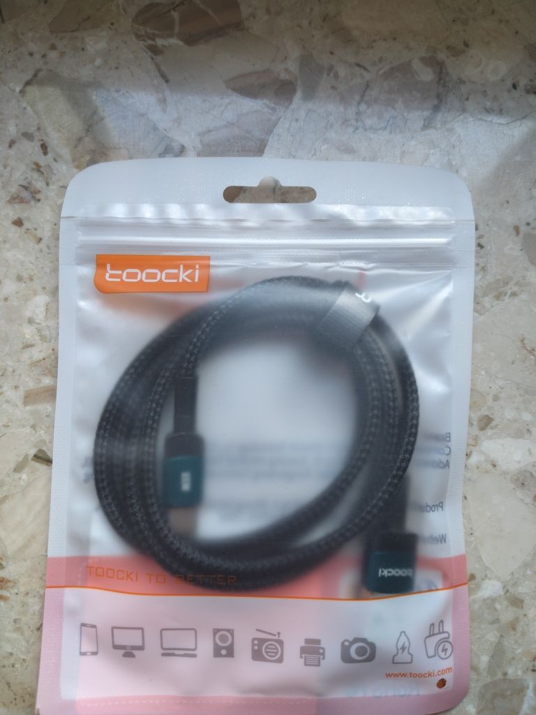 Kabel USB typ c nowy długość 1 m