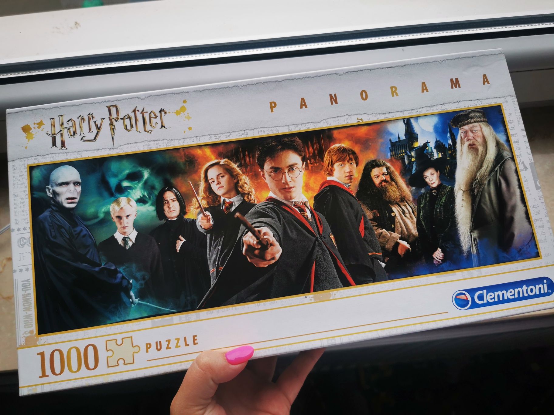 Puzzle panorama clementoni harry potter 1000 elementów