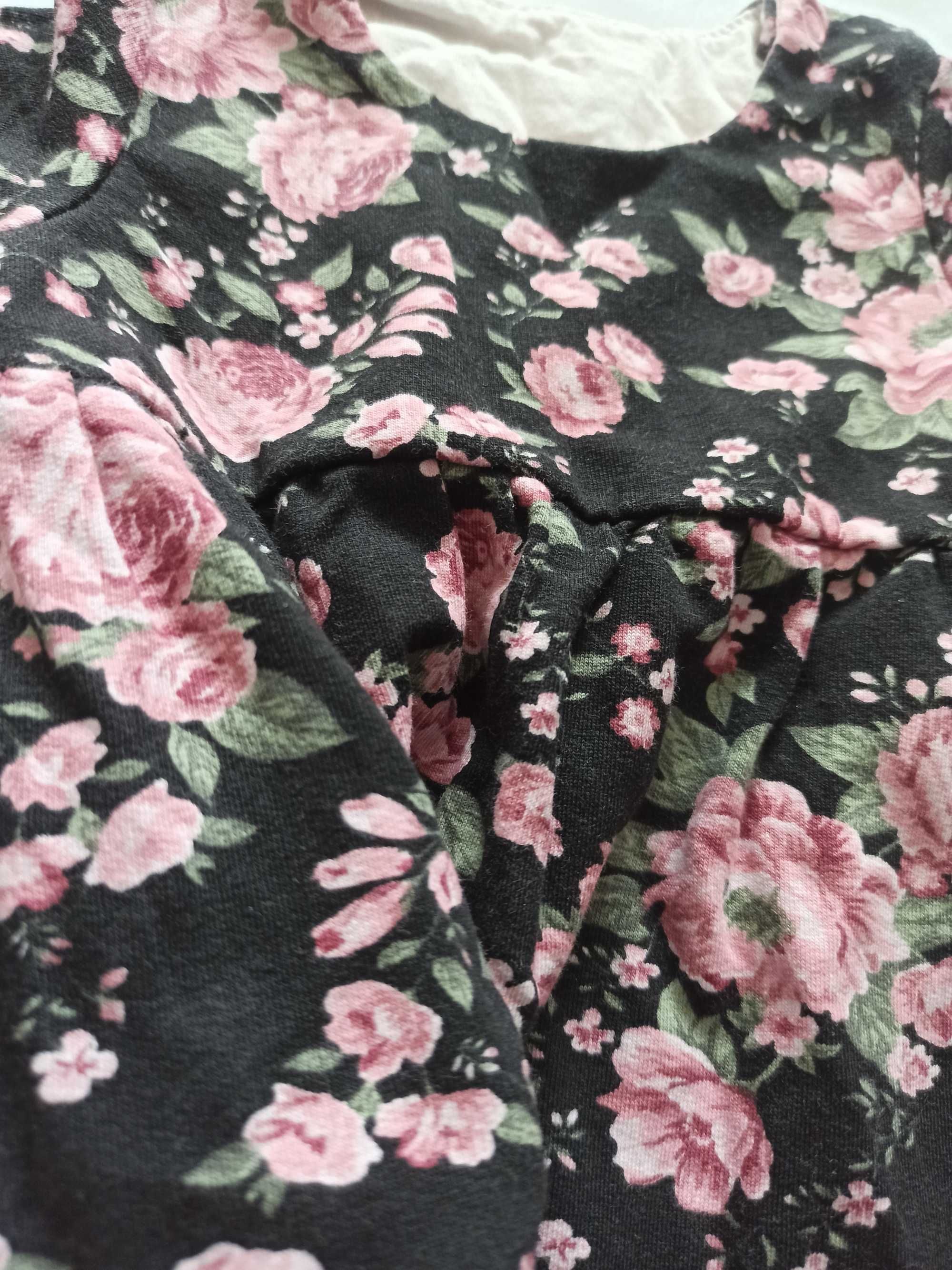 Sukienka mrofi rose czarna
ala newbie w kwiaty
62-68