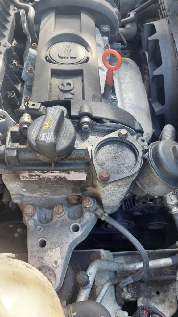 Silnik BTS przód 1.6 LB9A maska zderzak błotnik drzwi seat Ibiza VW 6j