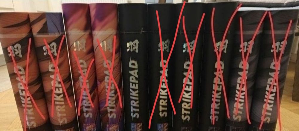 Ігровий килим для миші зі скловолокна fantech strikepad игровой коврик