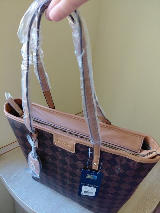 Сумка шопер u.s. Polo assn оригінал (шоппер поло оригинал) tote /тоут