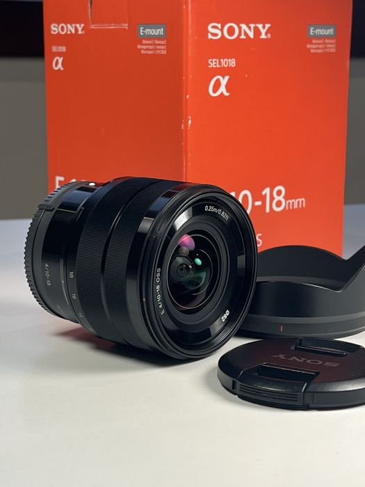 Lente Sony E 10-18 F4 oss
