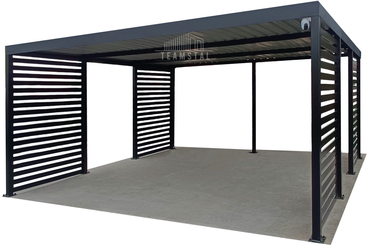 CarPort PREMIUM Wiata samochodowa 5x5  dodatkowa zabudowa TS1031