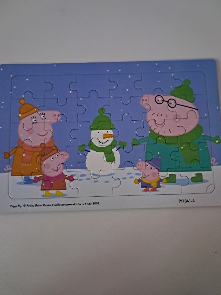 Puzle Świnka Peppa 4 zestawy