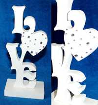 Love - Ozdobny stojak wys.26 cm