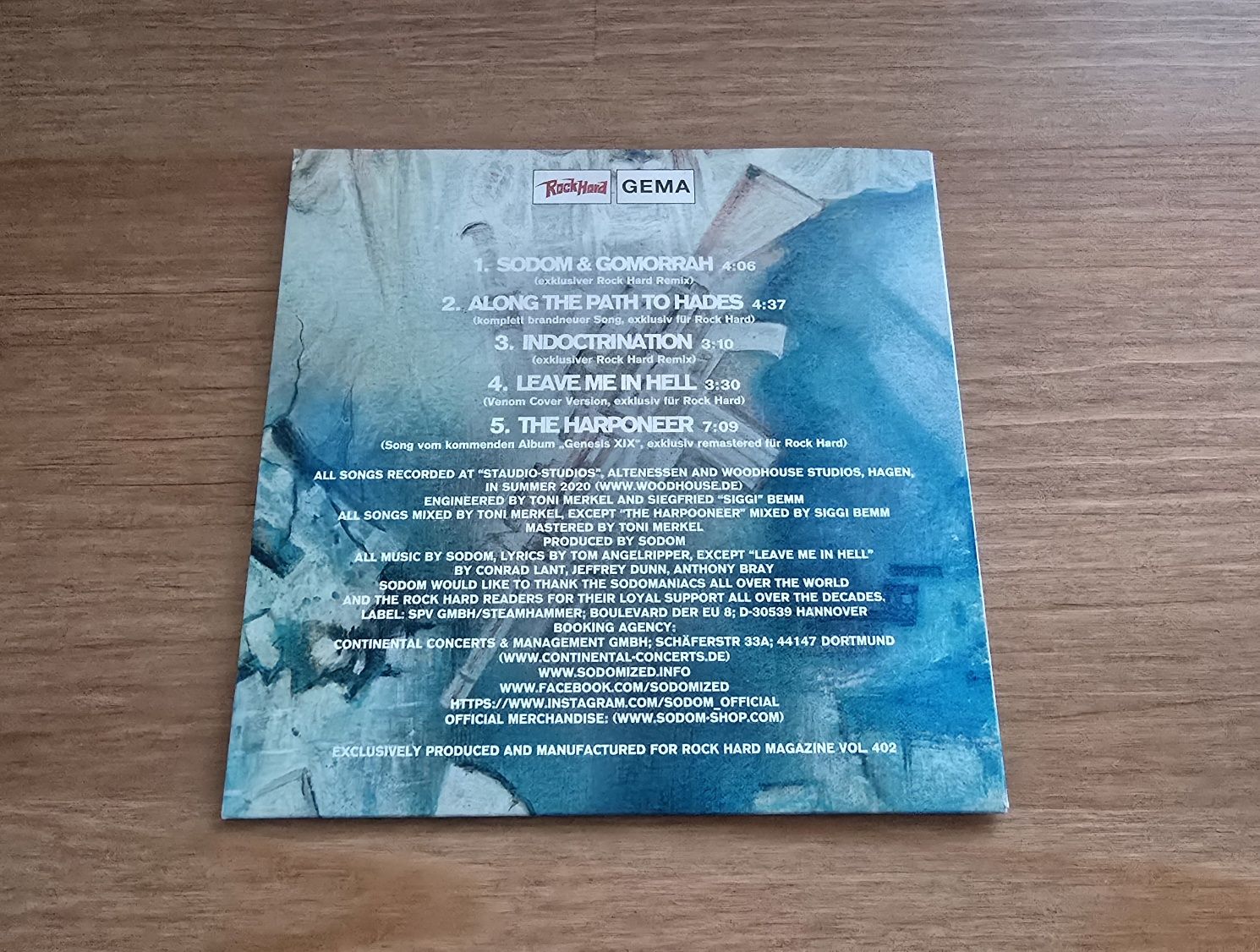Sodom A Handful Of Bullets CD *NOWA* 2020 Rock Hard
