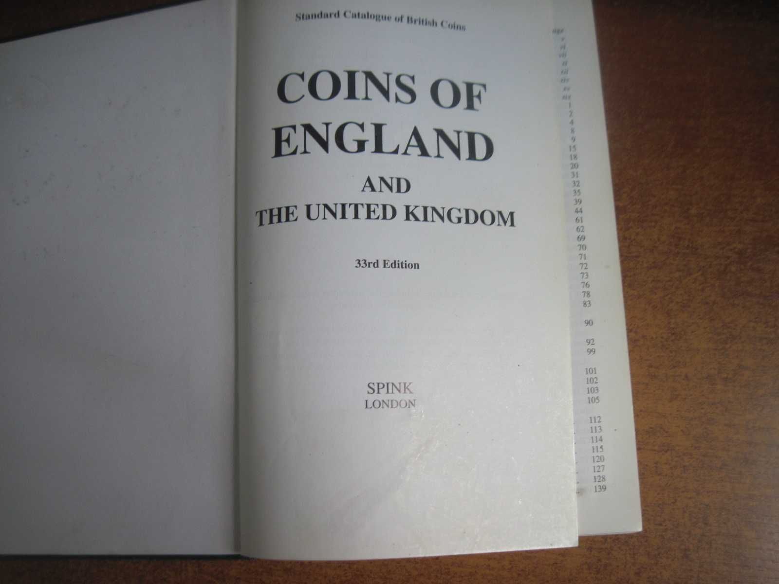 Каталог монет Англии. Спинк. Coins of England and UK 1998 Spink