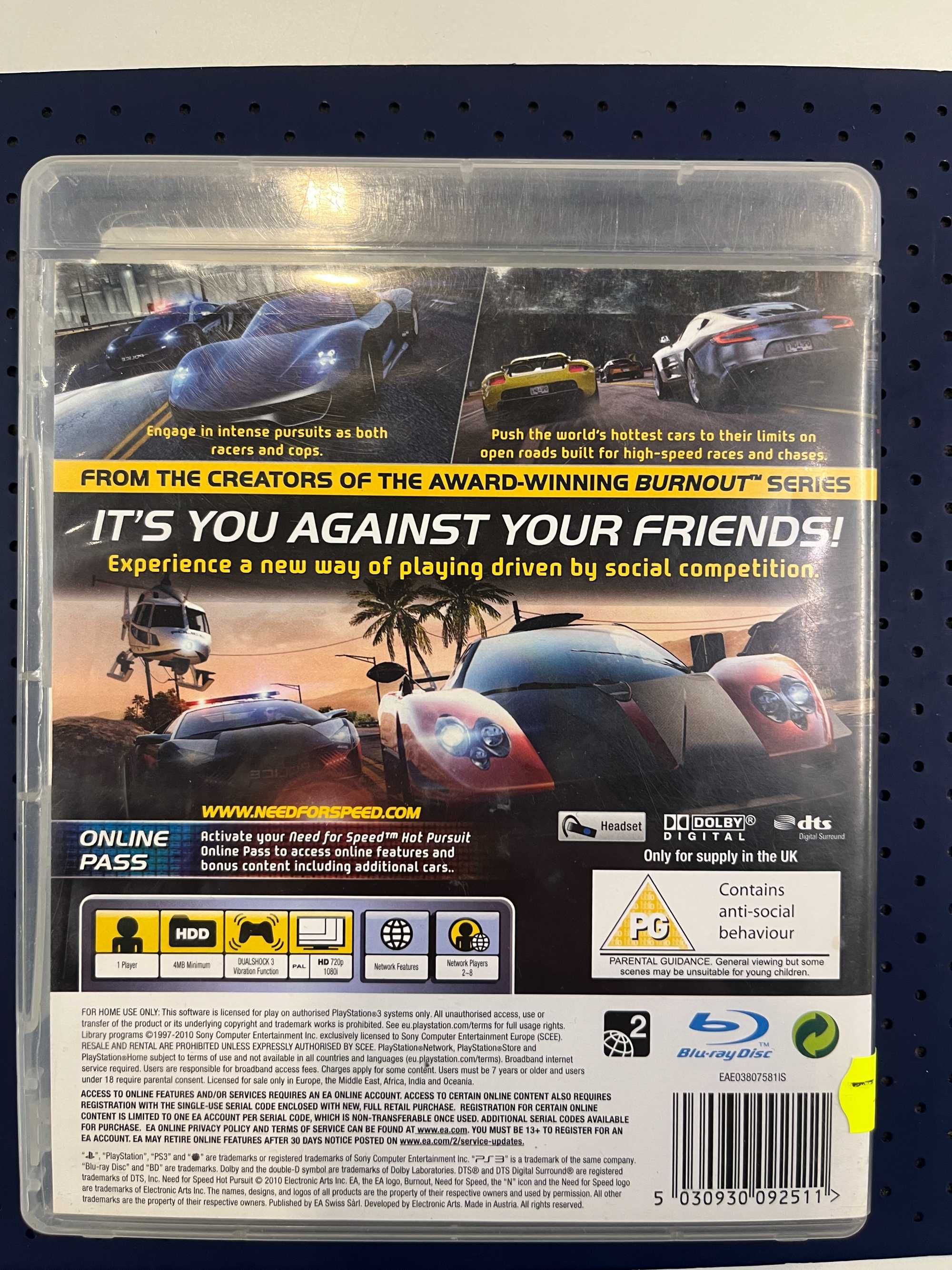 Need For Speed Hot Pursuit PS3 Sklep Iława
