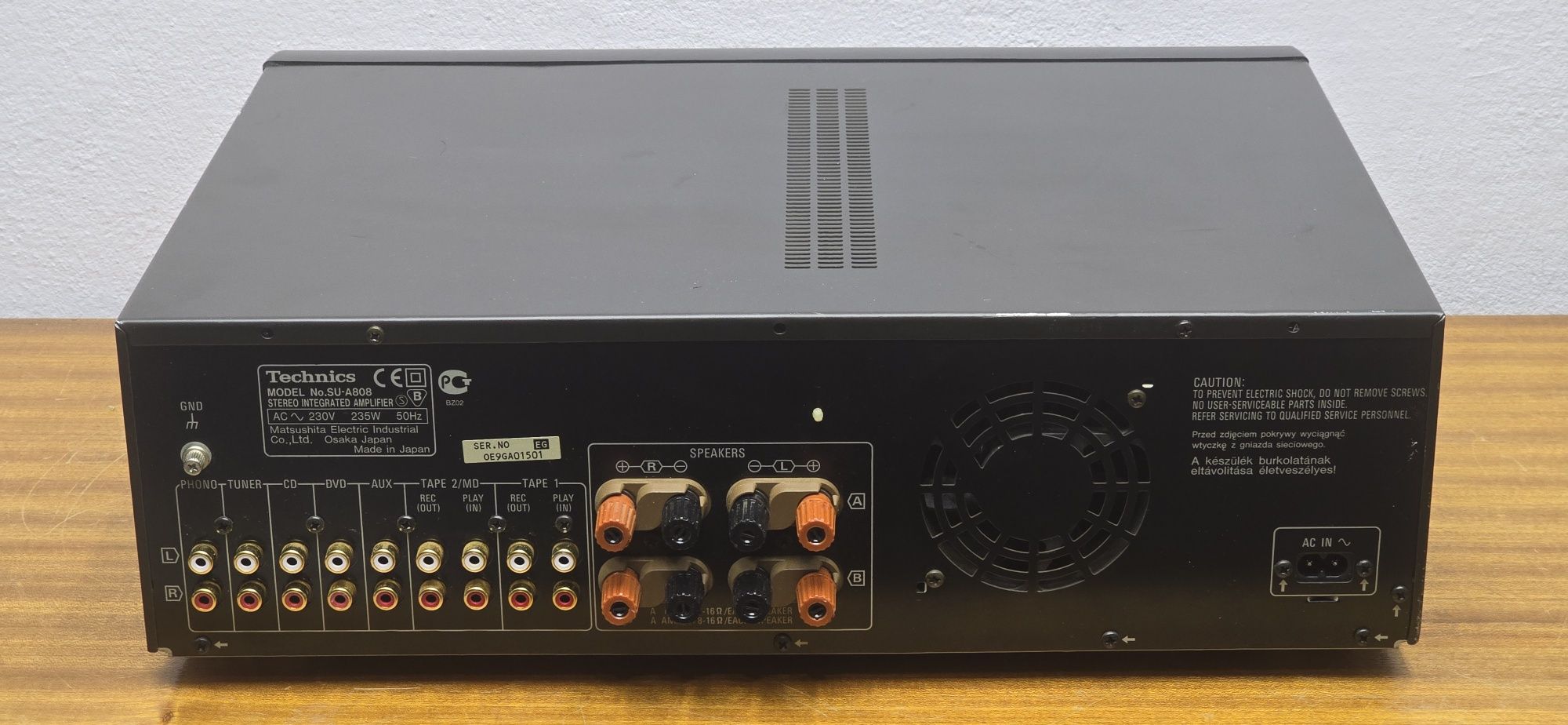 Technics SU A 808 Wzmacniacz Solidny Japan