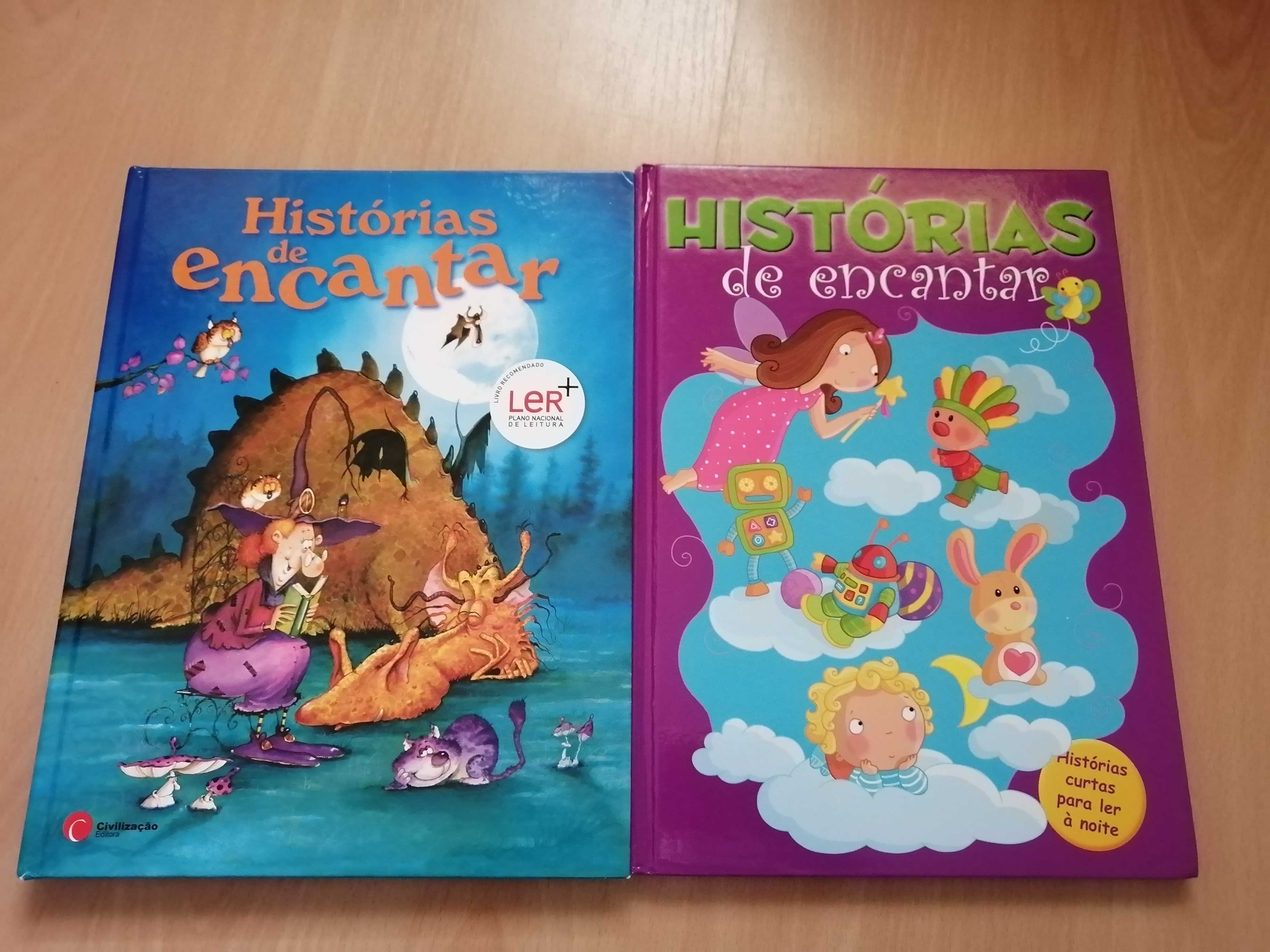 2 livros Histórias de Encantar PNL