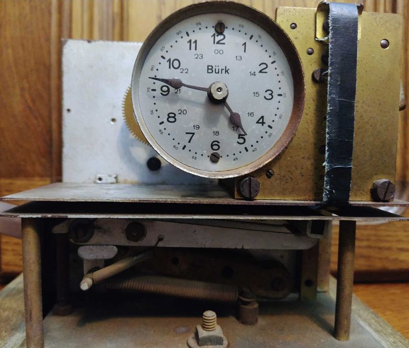 RRR Старинные Часы Bürk контрольные ,30 годы,20 века ,Германия