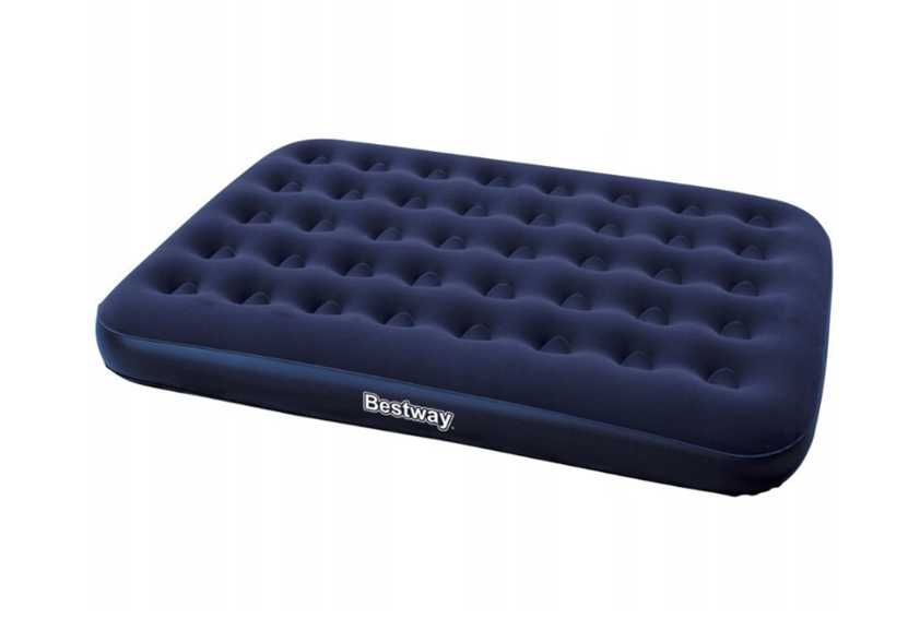 Materac dwuosobowy Bestway 191 x 137 x 22 cm odcienie niebieskiego