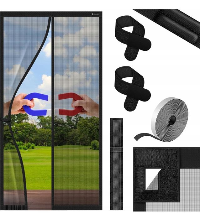 Moskitiera do drzwi, do okna 110 cm x 220