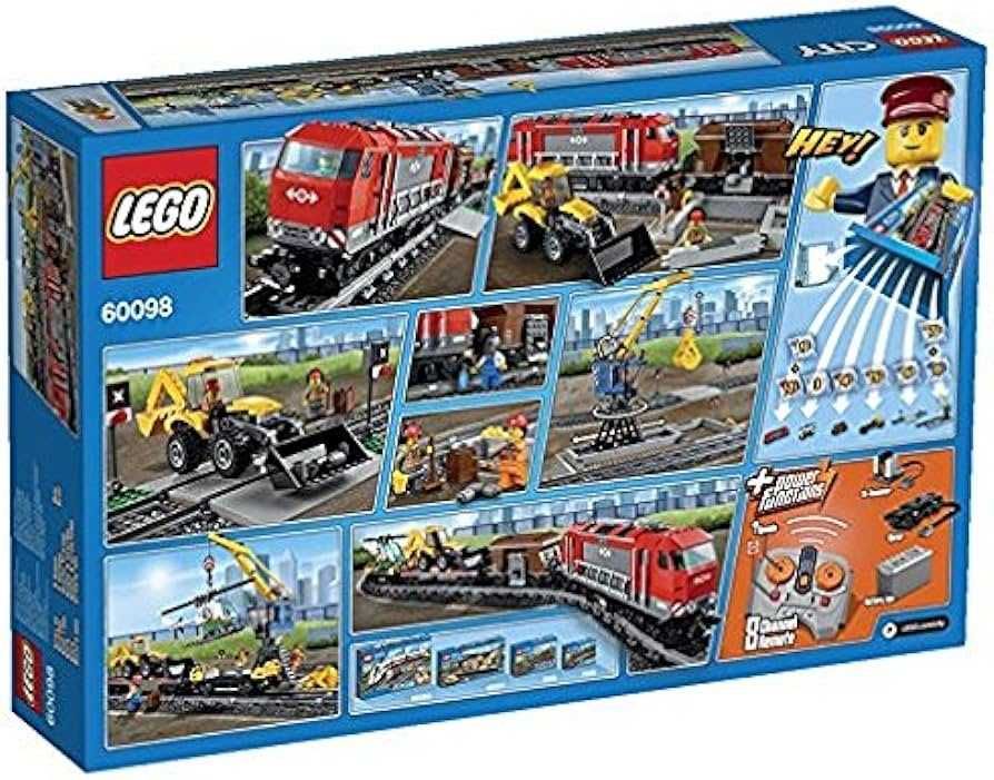 Конструктор LEGO City 60098 Грузовой поезд (984 Детали)