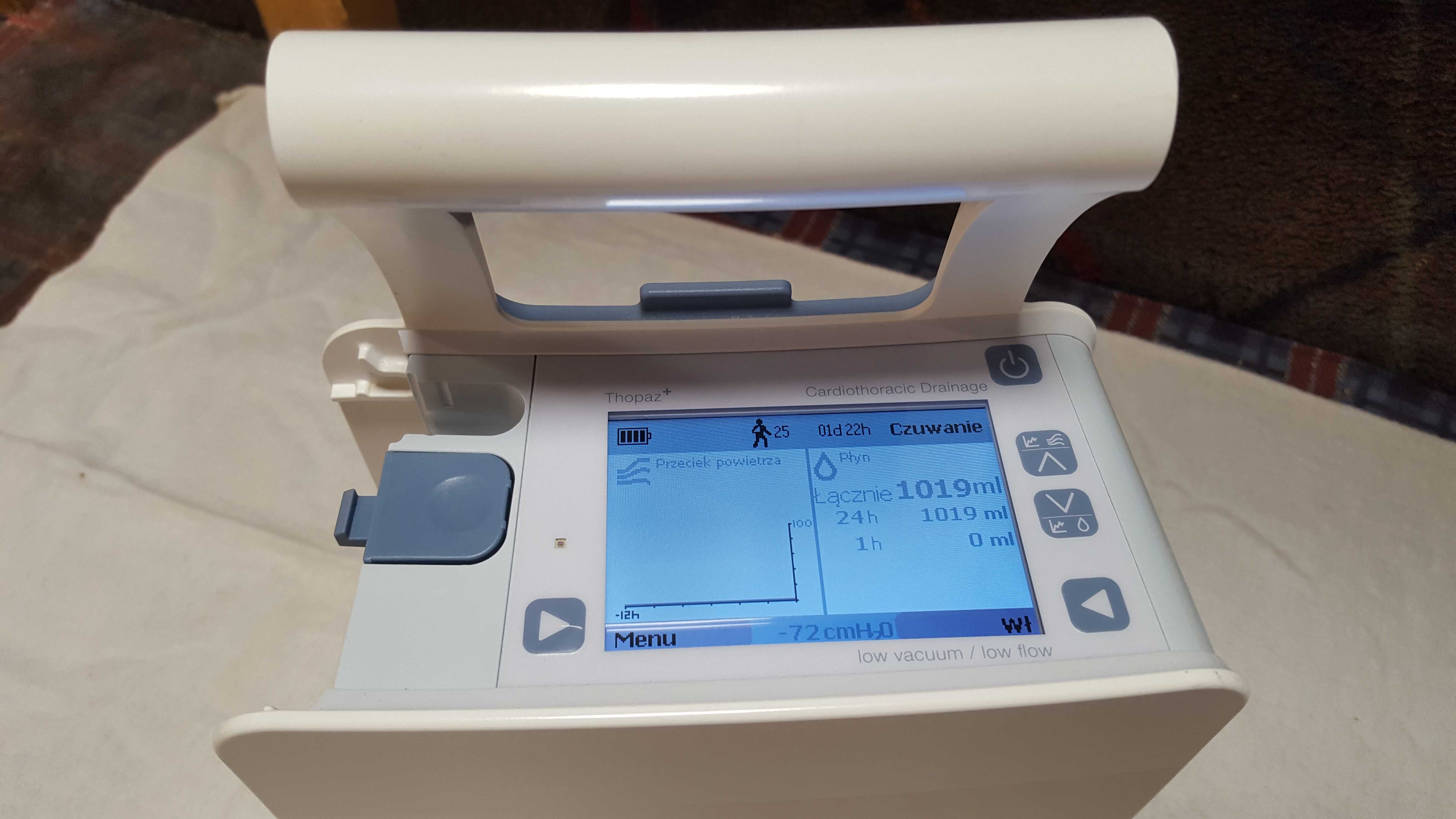 Medela Thopaz Plus - System drenażu i monitorowania klatki piersiowej.