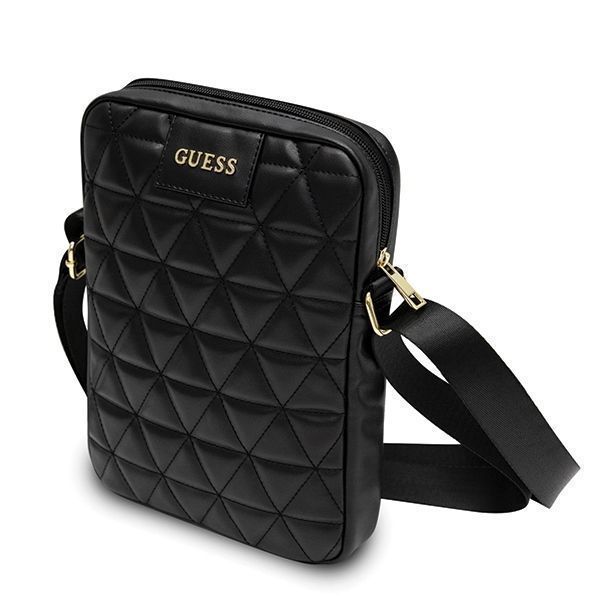 Guess Torba Gutb10Qlbk 10" Czarna/Black Quilted Tablet Bag