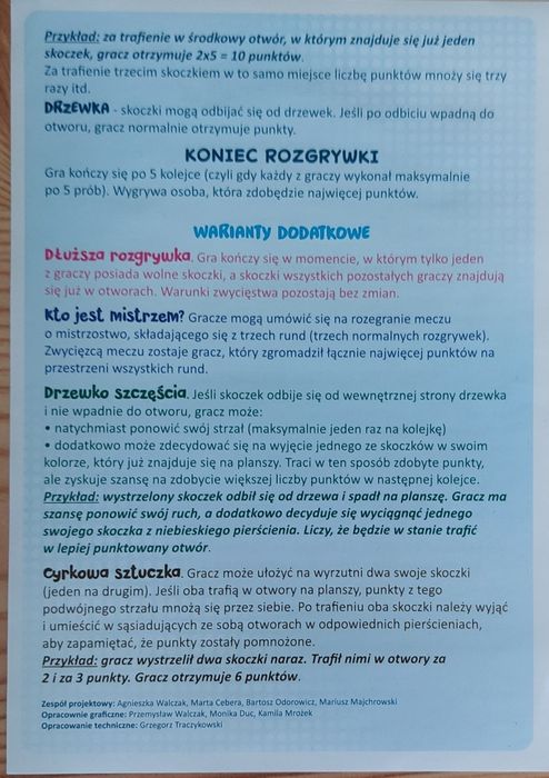 Sprzedam grę Skoczki - rodzina Treflików