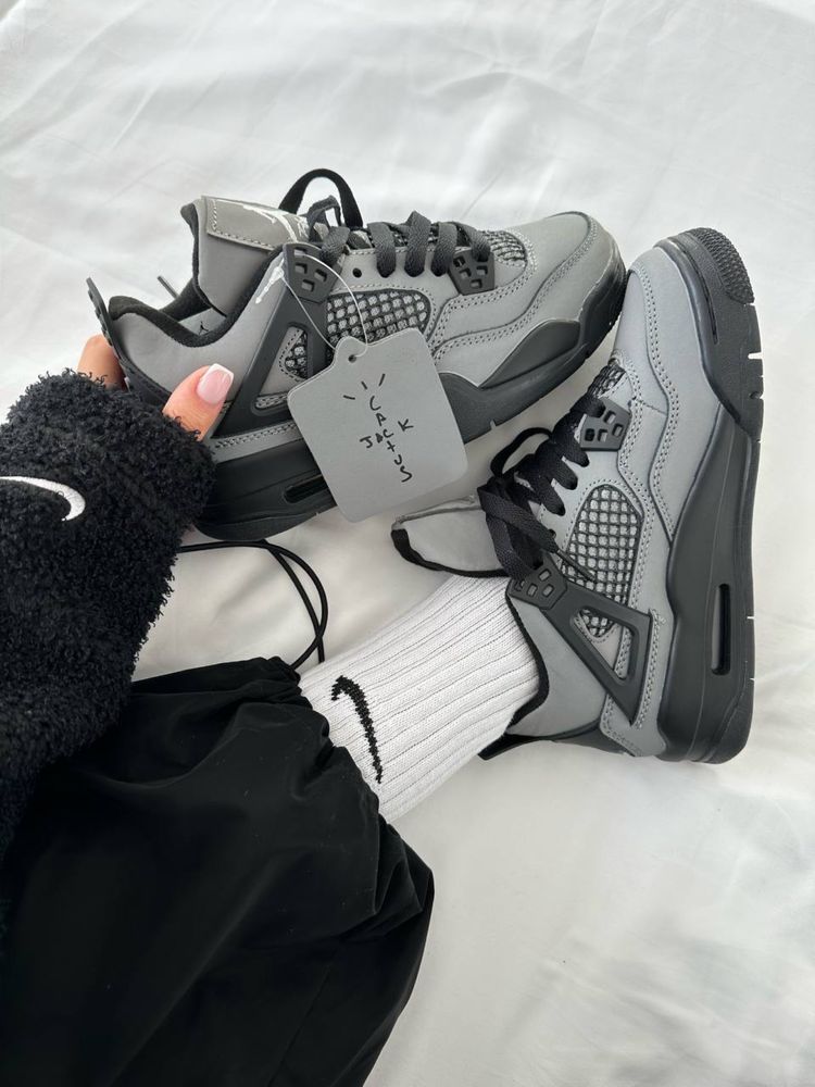 Buty Nike Air Jordan 4 x Cactus Jack grey