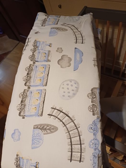 Łóżeczko dziecięce Klupś Paula grafit + materac