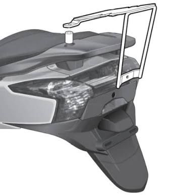 Stelaż kufra SHAD do Kymco Downtown 125 300 Dinkstreet