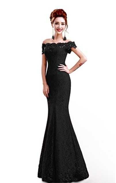Czarna Suknia Maxi Gorsetowa Haft Sznurowana Wieczorowa Gotycka Gothic