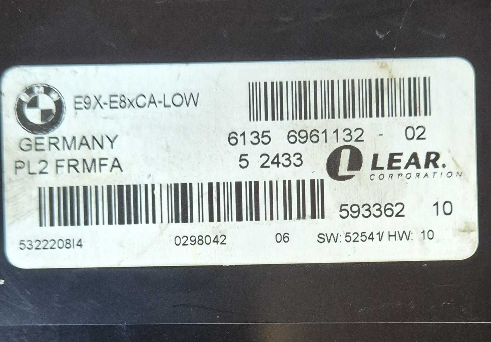Moduł Sterownik Świateł BMW E90 (05-12r.) Oryginalny FRM CA LOW