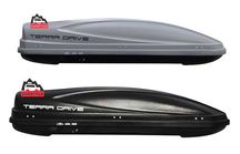 Автобоксы на крышу Terra Drive 480 л серый черный мат 196*75*43 см БУ