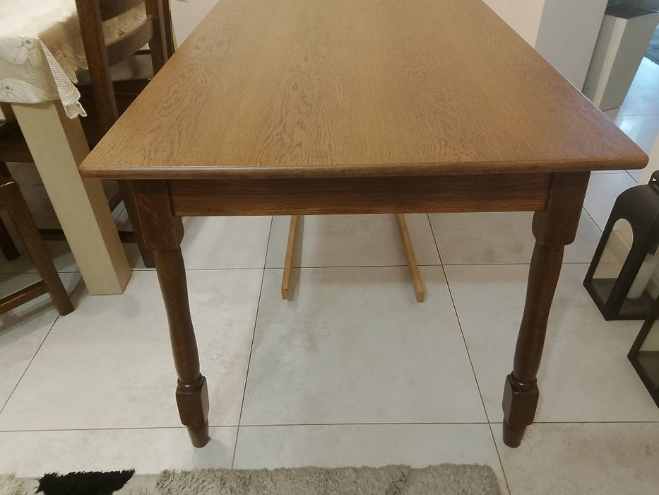 Stół drewniany debowy