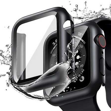 Szkło ochronne Apple Watch 44mm - etui, szkło hartowane nowe