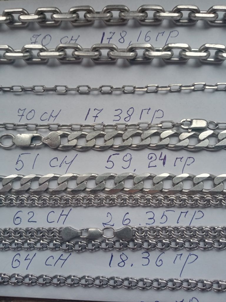 Продам срібний ланцюжок