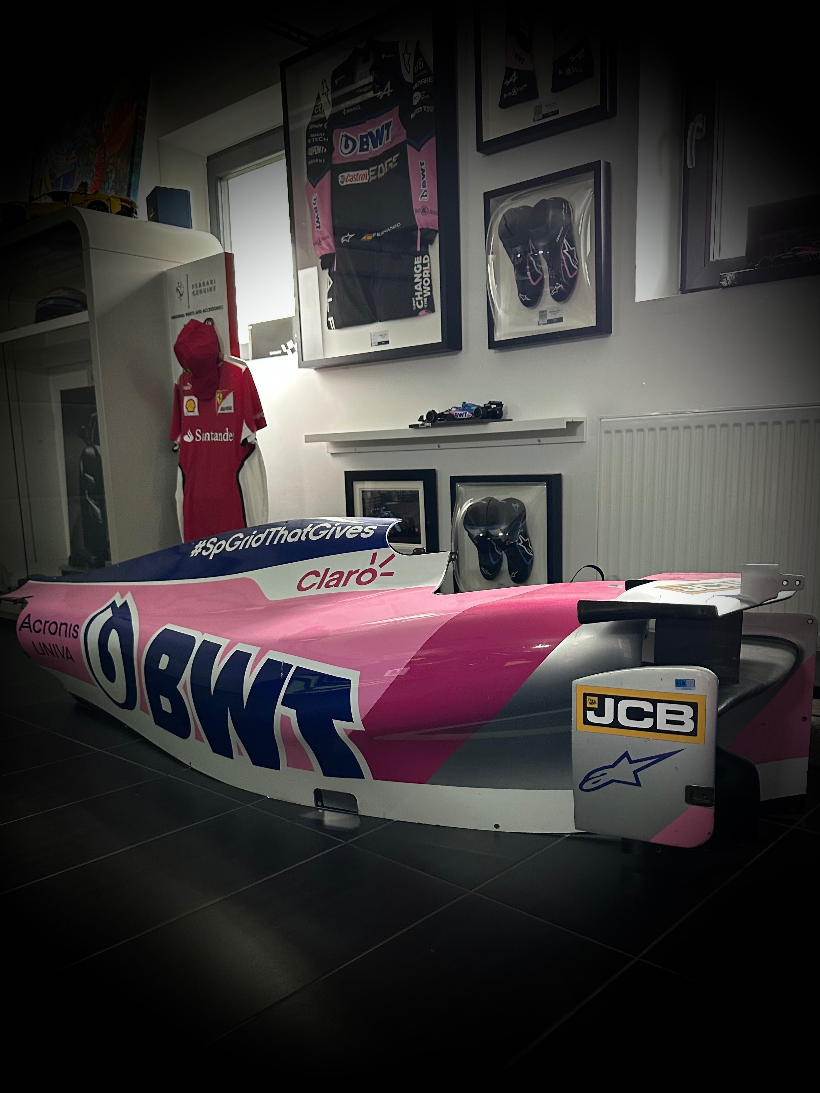 F1 Racing Point RP19 prawy sidepod - oryginalna część bolidu F1
